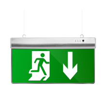 Visual emergency exit sign light