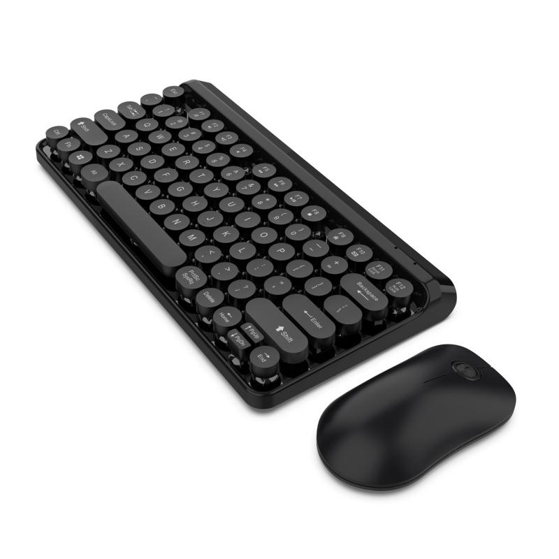 2.4G Wireless Keyboard And Mouse Multimedia Keyboard Mouse Combo Set 1000DPI High-precision Optical Ergonomic Keyboard Mouse
