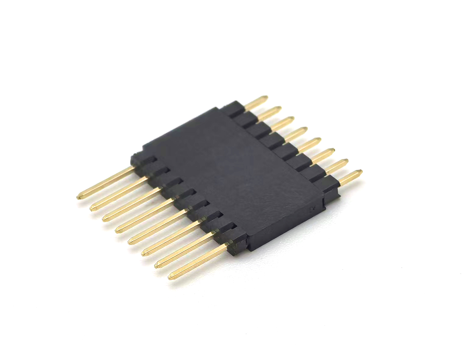 2.54mm Pitch Pin Header Connector Single Row Straight SQ0.64mm H15.5mm 1*8P