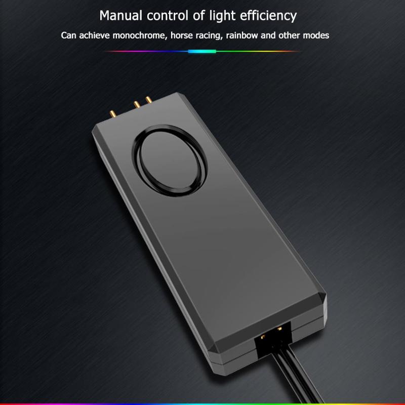 Jonsbo ARGB Controller SATA Pin Power Supply ARGB Controller for 3Pin 5V Case LED Lighting Desktop Computer