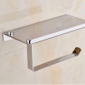 Stainless Steel Bathroom Towel Toilet Paper Holder Dispensers Tissue Hanger Phone Rack Storage Wall Mounted