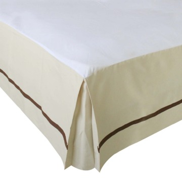 Free shipping Hot Sale Hotel Bed Skirt 5 Colors Thick Poly/Cotton Canvas Bed Skirt for King/Queen Size Bed Hotel Line