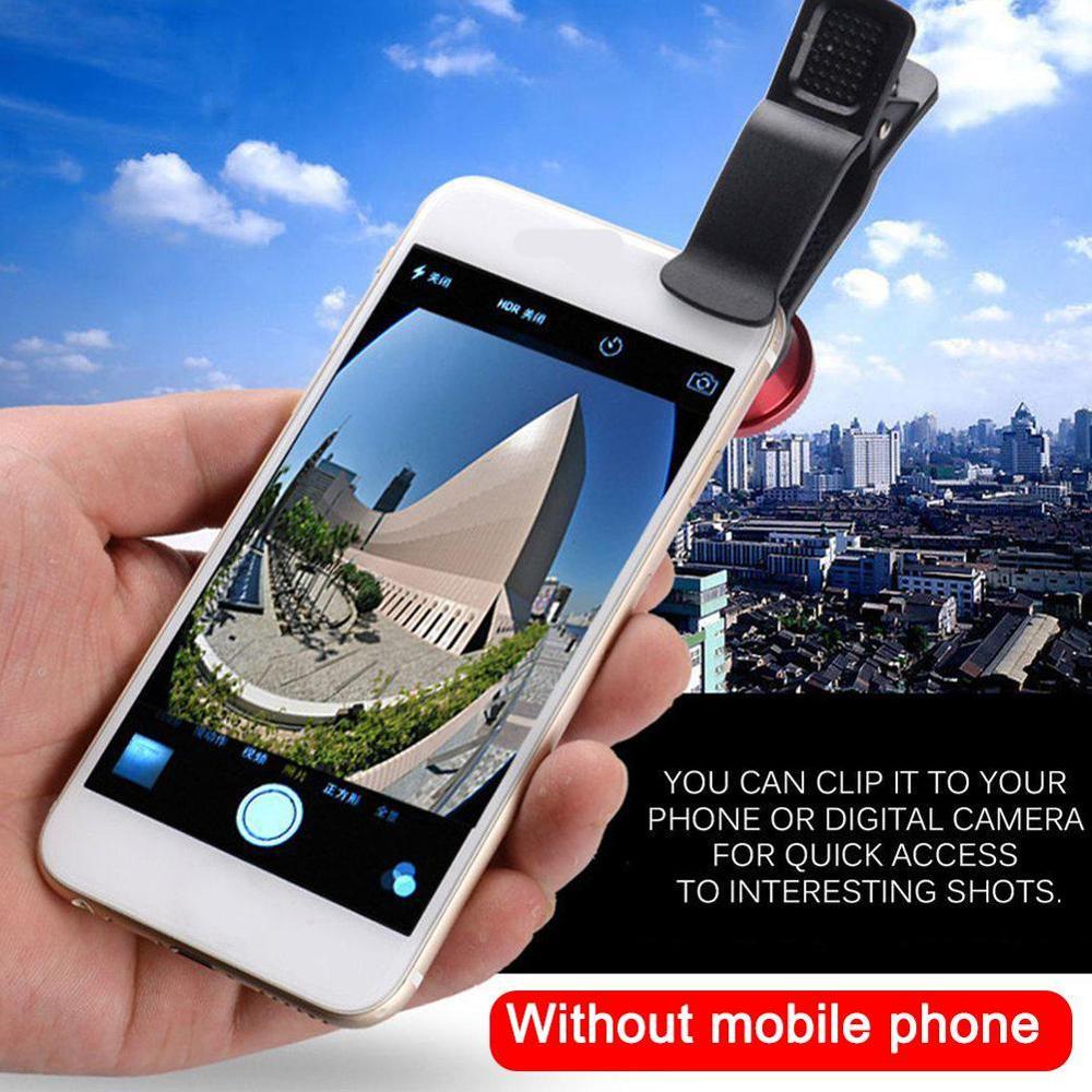 3-in-1 Wide Angle Macro Fisheye Lens Camera Kits Mobile For Phone with Eye Cell Phone Fish All Clip 0.67x Phones Lenses