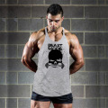 Brand New Skull Print Men's Tank Top Gym Stringer Fitness Bodybuilding Sleeveless Shirt Casual Vest Undershirt Cotton