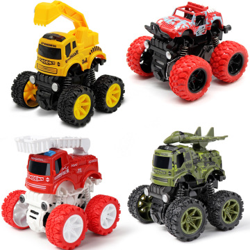 Kids Toys Monster Truck Durable Toys Car Kids Anti Shock 360 Degree Flipping Vehicles Inertia Easy Operate Friction Powered