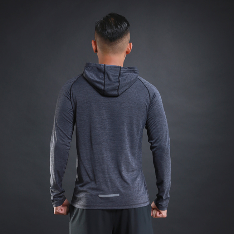 long sleeve workout hoodies for men