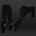 Professional Bicycle Trousers Quick-drying Breathable Cycling Equipment Pants Moutain Bike Tights Men's Long Pants Black Plus