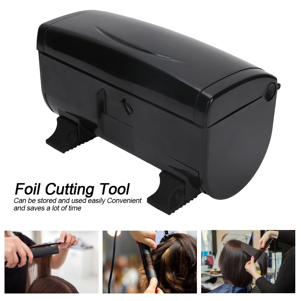 Fold Highlighting Foil Dispenser Foil Cutting Hairdressing Salon Nail Art Removal Barber Hair Dye Color Styling Tool Accessory