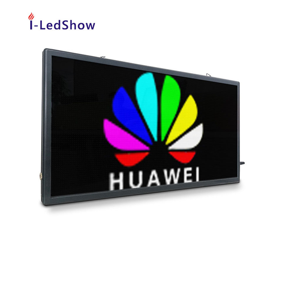 P5 64*128 pixel 55*29cm double side led community screen display programmable led sign board WIFI LED Panel