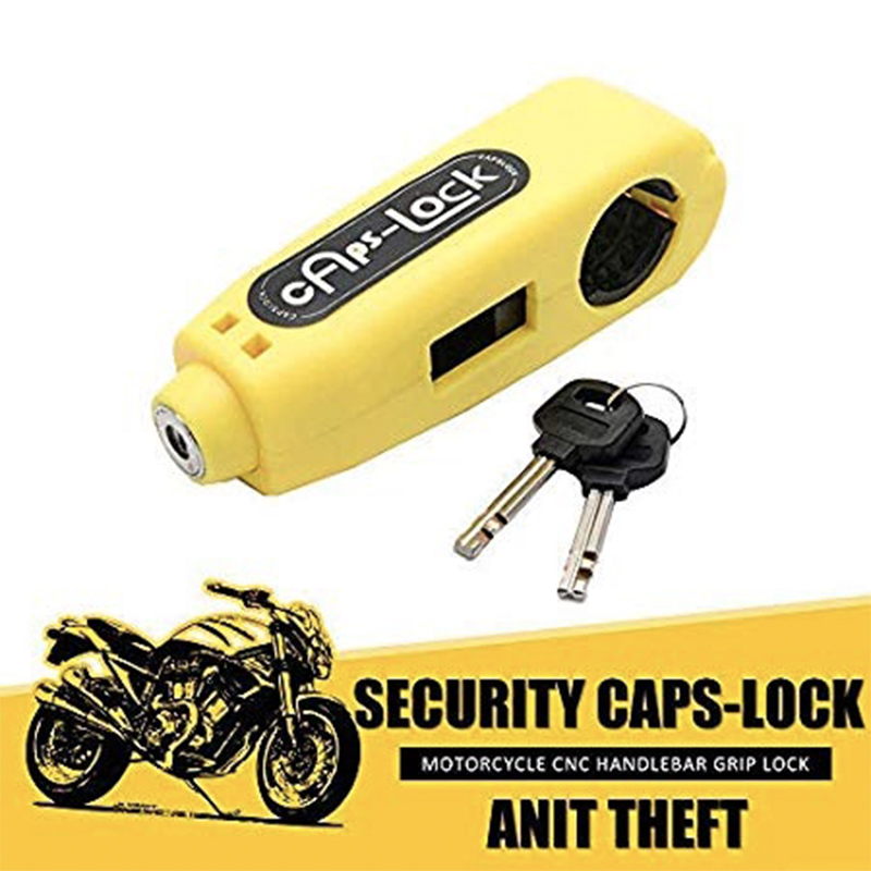 Universal Motorcycle Lock Scooter Handlebar Safety Lock Brake Throttle Grip Anti Theft Protection Security Locks Good Quality