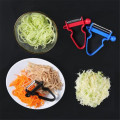 3pcs/lot Magic Slicer Shredder Peeler Julienne Cutter Peel Stainless Steel Blade Zesters Kitchen Tools Magic Trio Peeler Set