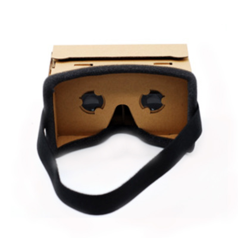 JINSERTA Google Cardboard VR Box DIY VR Virtual Reality 3D Glasses Magnet VR Box Controller 3D VR Glasses for iPhone Samsung