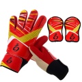 Hot Kids Football Soccer Goalkeeper Anti-Slip Training Gloves Breathable Gloves with Leg Guard Protector Gloves Sportswear