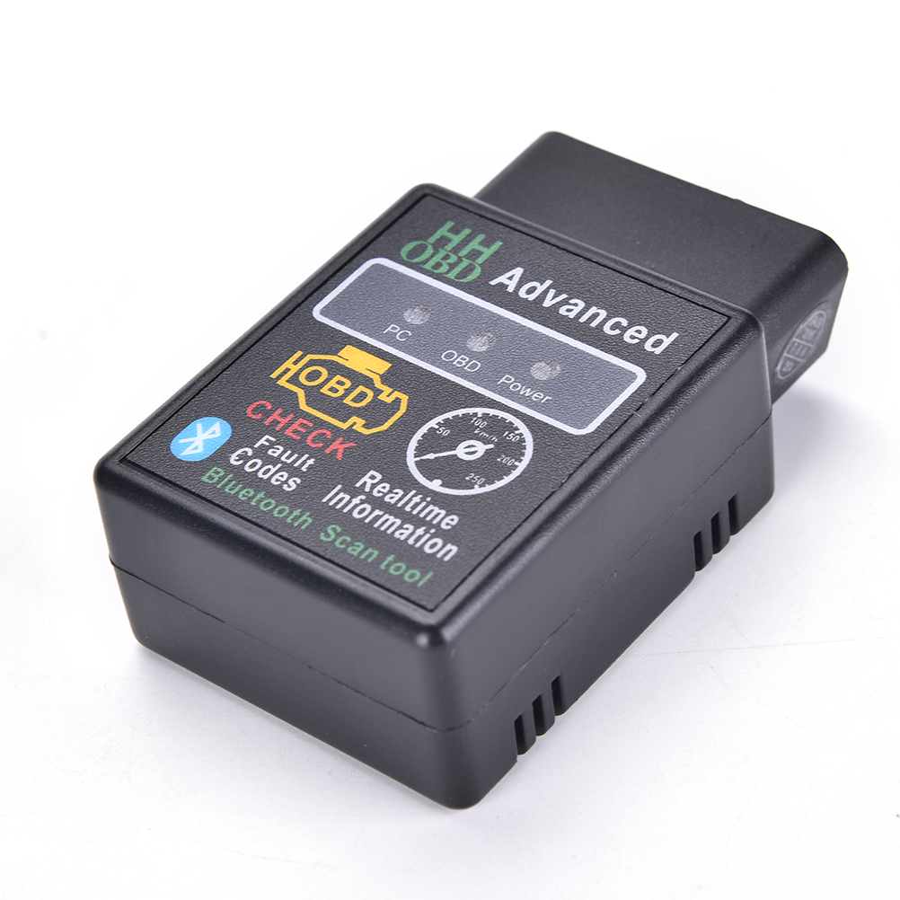 Check Engine Car Auto Diagnostic Scanner Tool Interface Adapter For Android PC HH OBD ELM327 Bluetooth OBD2 OBDII CAN BUS