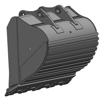 Premium Heavy Rock Bucket 95 Ton for Mining