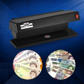 Portable Multi-Currency Counterfeit Bill Detector Ultraviolet Dual UV Light Detection Machine Cash Note Banknotes Checker Tester