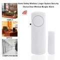 Home Smart Door Window Wireless Burglar Alarm With Magnetic Sensor Home Safety Anti-theft Security Device