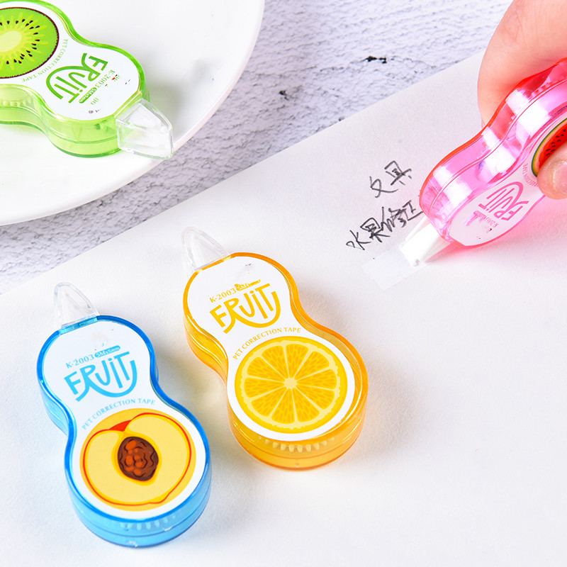 1PC Lovely Correction Tape Kawaii Fruit Correction Tapes School Writing Corrector Tool Students Stationery