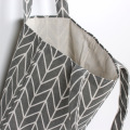 Handmade large capacity shopping bag reusable cotton and linen handbag environmental protection shoulder bag lunch bag
