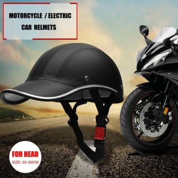 Motorcycle Half Helmet Baseball Cap Face Helmet Electric Bike Scooter Anti-UV Safety Hard Hat #734