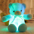 32/50cm Big Colorful Glowing Teddy Bear Luminous Plush Toys Kawaii Light Up Led Teddy Bear Stuffed Toys Doll Kids Christmas Gift
