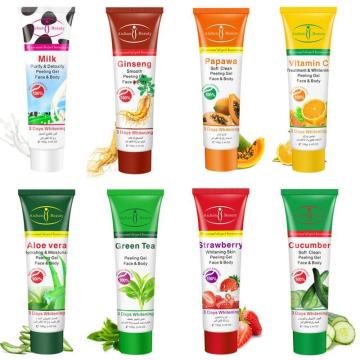 Aloe Vera Papaya Exfoliating Gel Face Cream Scrub Acne Blackhead Remove Moisturizing Whitening Cream Body Care