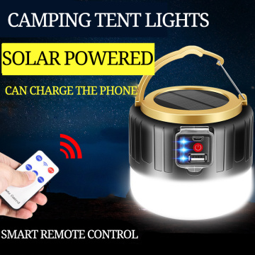 LED Solar Charging Super Bright Camping Light Night Market Stall Tent Light Barn Lantern Home Emergency Outdoor Lighting
