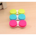 1pcs Color Contact Lenses Case Cute Contact Lens Case for Eyes Contacts Travel Kit Holder Lens Container