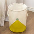 Folding Laundry Basket Round Storage Bin Bag Hamper Waterproof Clothes Toy Container Organizer Laundry Folding Basket