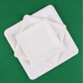 DIY Unpainted White Disposable Round Square Paper Plates Oval Bowls Birthday Party Christmas Halloween