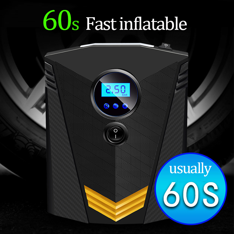 Professional Car Tyre Inflator 12V Digital Tire Inflatable Pump illumination Auto Air Compressor for Cars Wheel Tires Electric