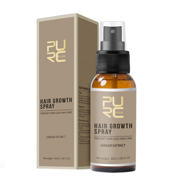 Cure Hairdressing Prevent Loss Women Men Professional Regrow Serum 30ml Scalp Ginger Extract Portable Hair Growth Spray Germinal