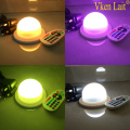 DHL Free Shipping LED Furniture Lighting Battery Rechargeable Led Bulb RGB Remote Control Waterproof IP68 Swimming Pool Lights