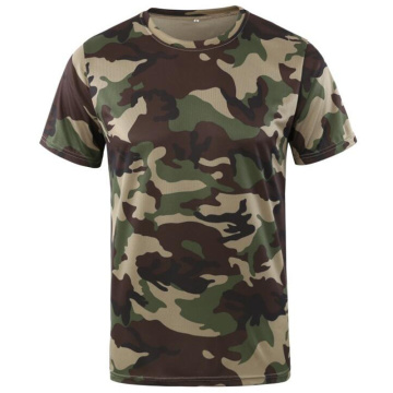 Outdoor Camouflage T Shirt Breathable Quick Dry Sport Tactical Military Hiking Camo Shirts Tee Tops Tshirt esdy Hunting Clothes