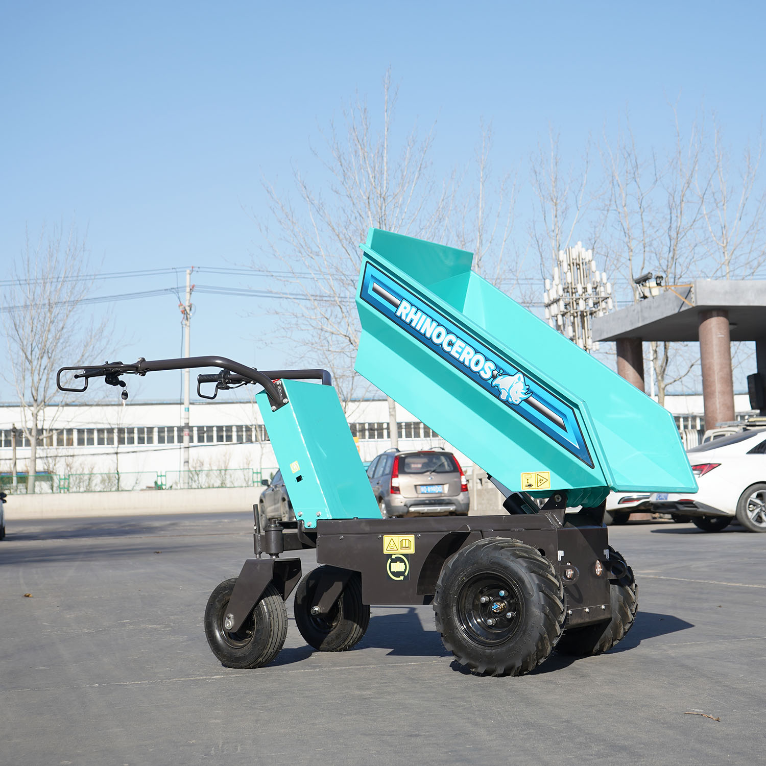 500kg Electric Dumper Side View