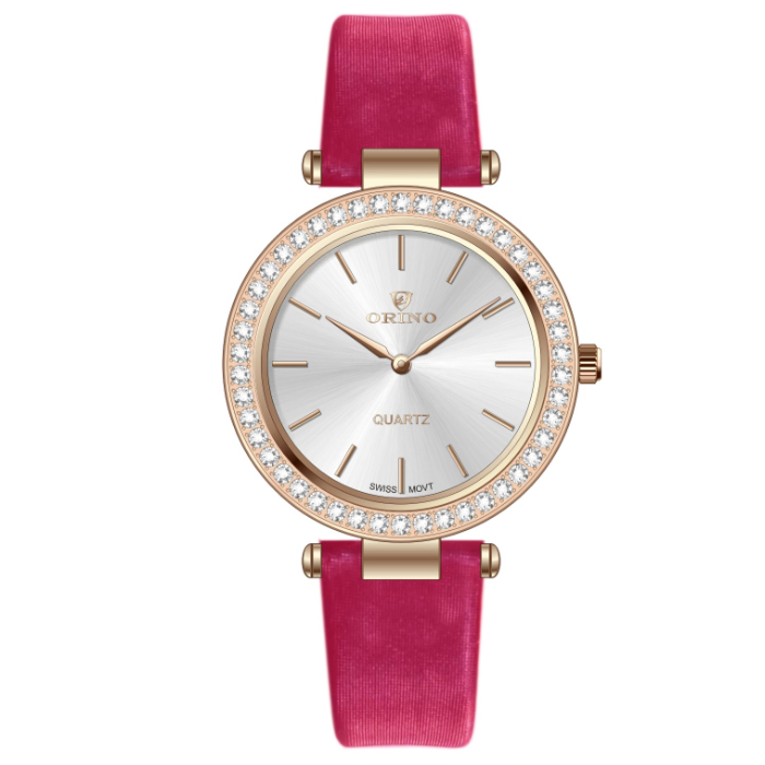 Diamonds setting in Stainless steel for Jewelry watch