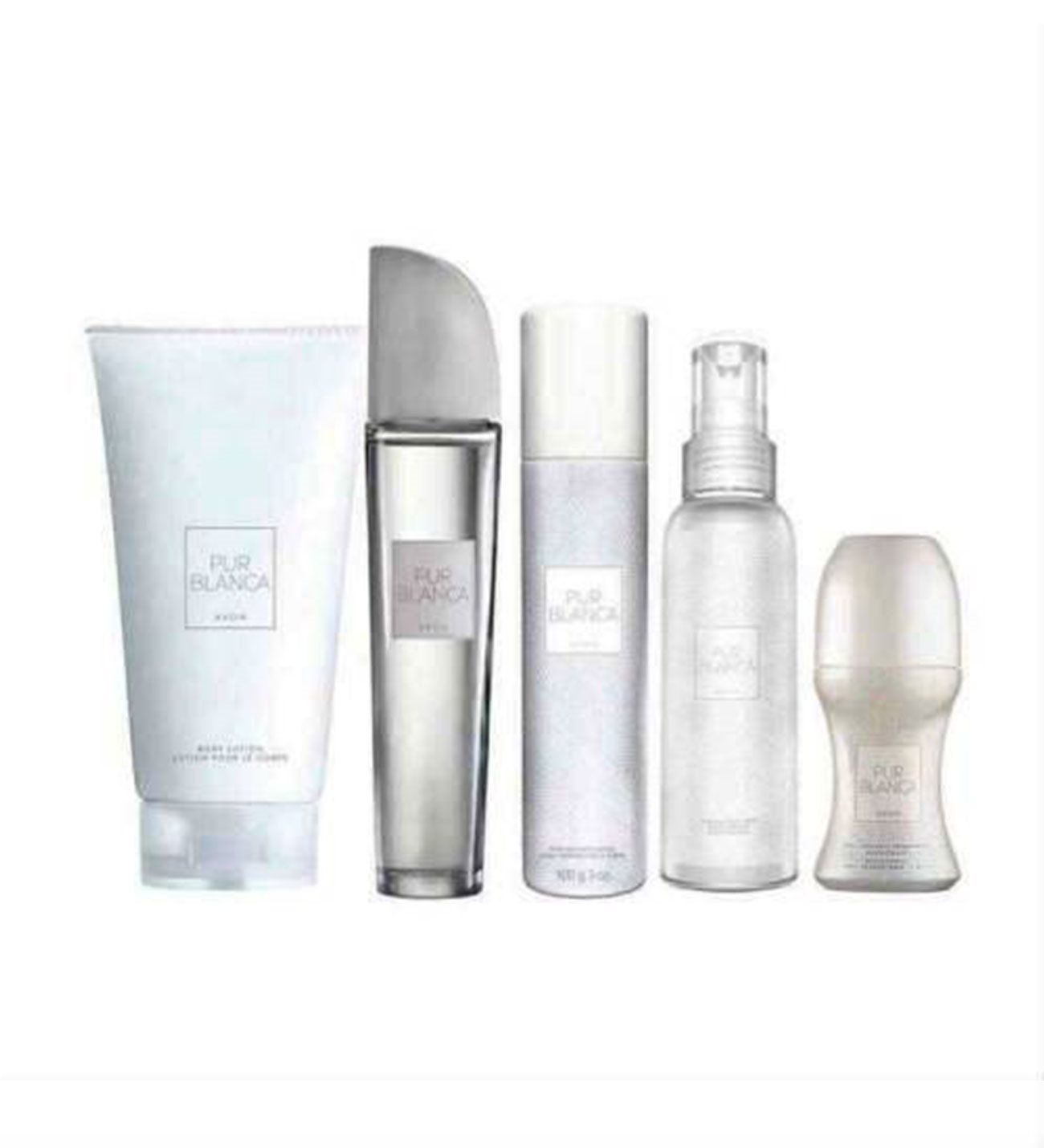 Pur Blanca 5-piece economic women's perfume set deodorant lotion, spray, cream beautiful sexy pleasant lasting impressive