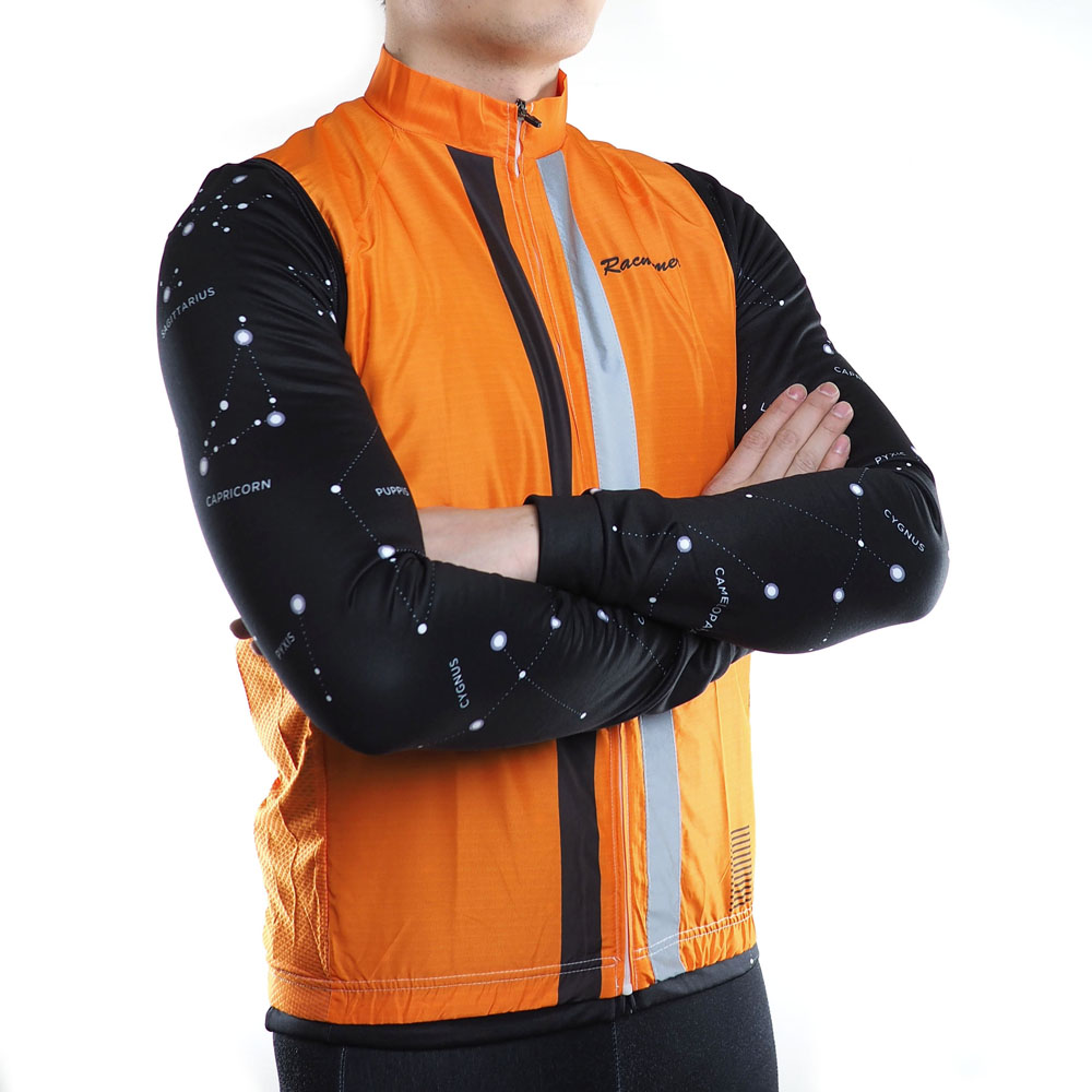 Racmmer 2020 Reflective Sleeveless Windbreaker Windstopper Windproof Cycling Jersey Clothing Bicycle Bike Maillot Chaleco