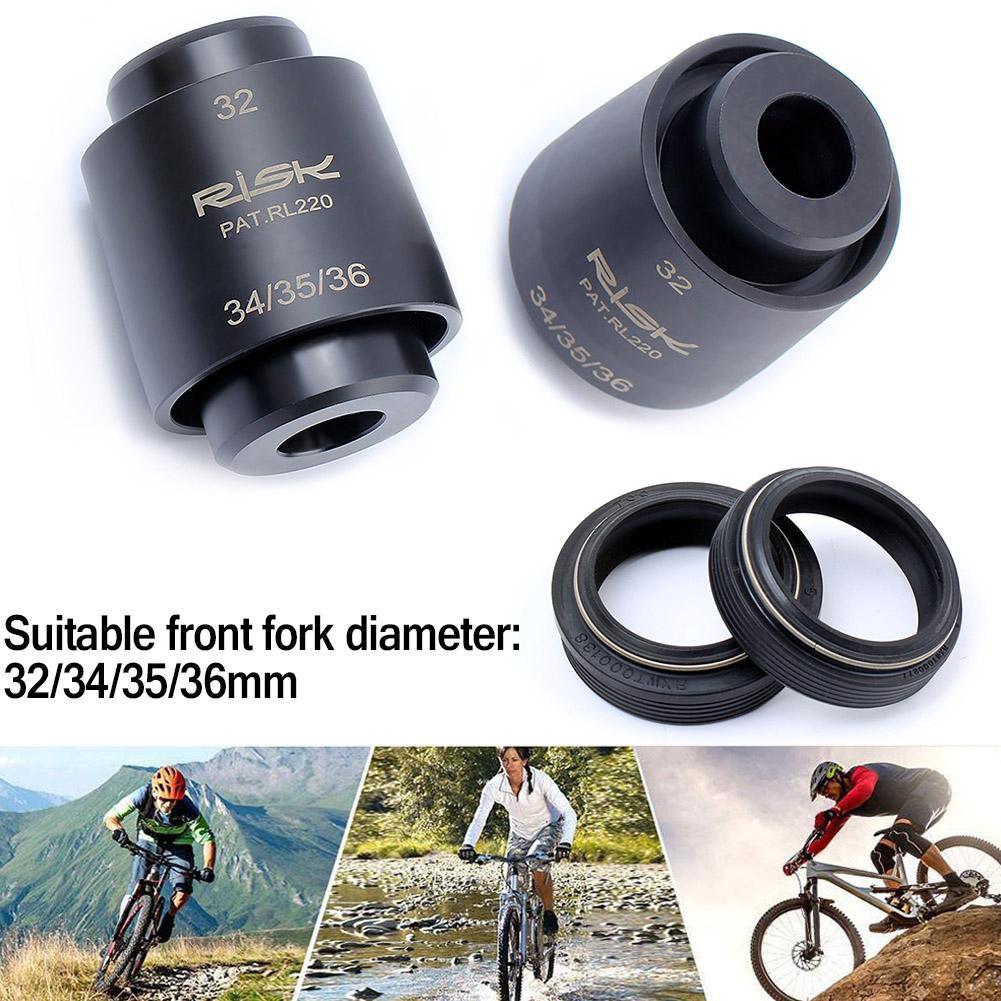 Aireds Bike Front Fork Bicycle Dust Seal Installation Tool Kit for Fox Rockshox 32/34/35/36/mm Pipe Diameter