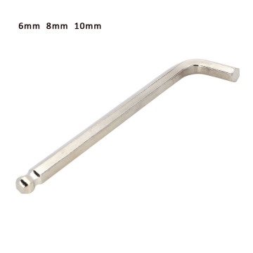 6mm 8mm 10mm Hex Wrench Ball Point Hex Key Bicycle Repair Tool Hexagonal Screwdriver Hex Keys Steel Alloy Allen Wrench