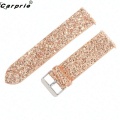 CARPRIE 20mm Watch Strap Rlacement Accessory Bling Shiny Leather Watch Bands For Samsung Galaxy Smart Wristband 81119