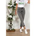 Henza Gray Women Trousers