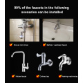 Adjustable Kitchen Faucet Booster Filter Tap Extender Splash-proof Water Filter Rotatable Sprayer Nozzle Kitchen Accessories