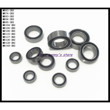 10pcs/Lot MR63-2RS MR74-2RS MR83-2RS MR84-2RS MR85-2RS The Rubber Sealing Thin Wall Deep Groove Ball Miniature Bearing Brand New