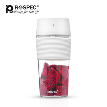 ROSPEC 7.4V Portable Automatic Blender Fruit Mixer Cup BPA Free Smoothie Maker Wireless USB Rechargeable Juicer Food Processor