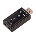 Etmakit Microphone Audio External USB Audio Sound Card Adapter Virtual 7.1 USB 2.0 Mic Speaker Audio Headset