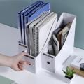 Desktop Bookshelf Books Magazine Storage Rack Shelf File Stationery Holder Organizer Home Office Supplies Bookends Storage Box