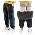 New autumn winter boys jeans 3-12 years children denim trousers loose pants for baby boys jeans kids plus velvet