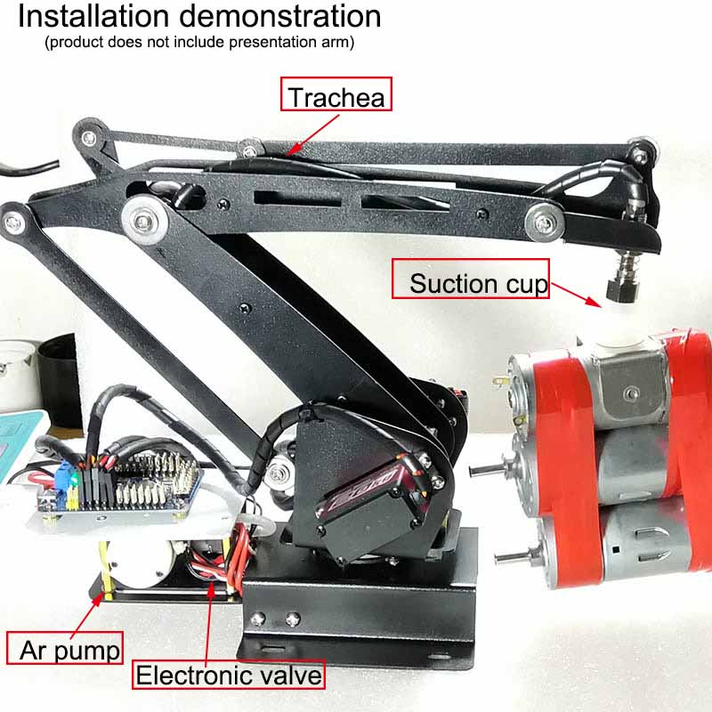 Manipulator air pump, manipulator sucker, robot vacuum pump suction cup, electronic valve. Free shipping