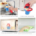 1Pcs Funny Microwave Oven Steam Cleaner Volcano Kitchen Cleaning Tools Mama Microwave Cleaner Easily Kitchen Appliances Oven